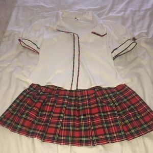 Leg Avenue school girl Halloween costume